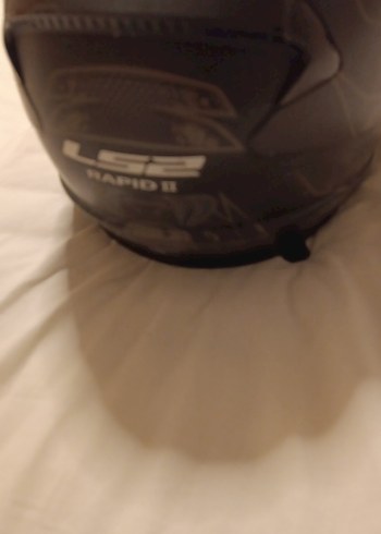 Desenli Siyah LS2 Motosiklet Kaskı XL - Görsel 3