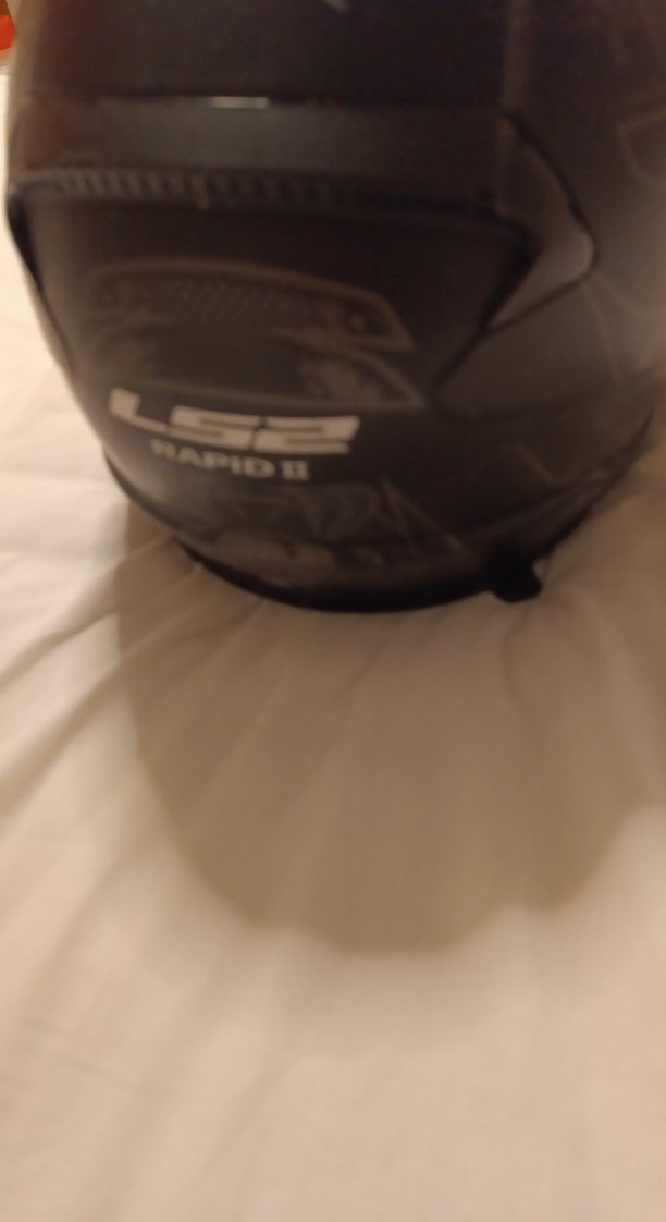 Desenli Siyah LS2 Motosiklet Kaskı XL - Görsel 3