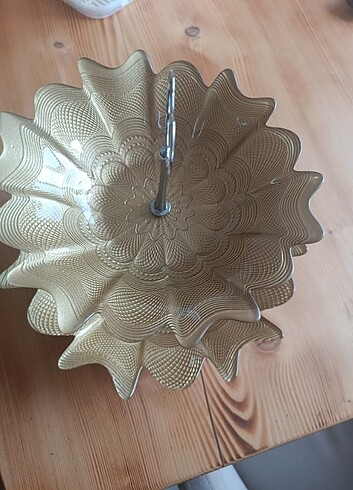 Beden 2 katlı sunum tabağı