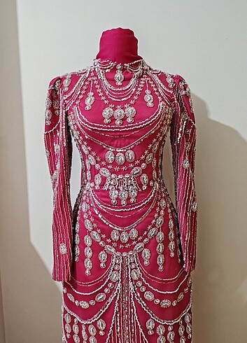 Fuşya Kalem Abiye - Görsel 6