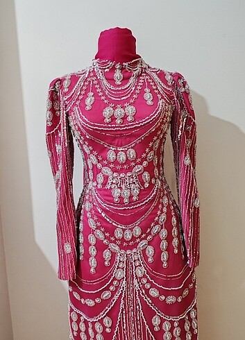 Fuşya Kalem Abiye - Görsel 7