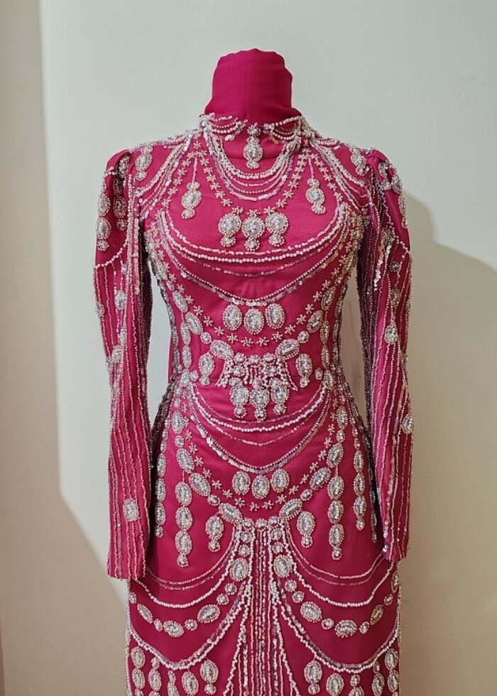 Fuşya Kalem Abiye - Görsel 3