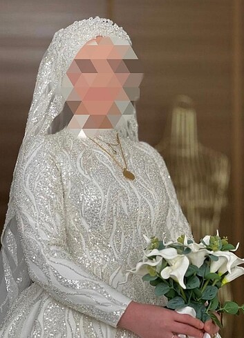 Kiralık !!! Tesettür gelinlik