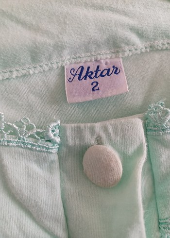 Nakışlı Dantel Detaylı Uzun Kollu Vintage Gecelik - Görsel 2