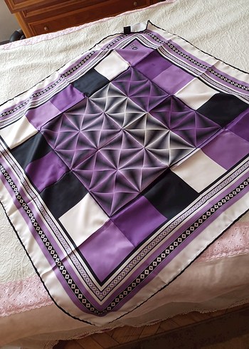 eşarp..violla twil eşarp - Görsel 2