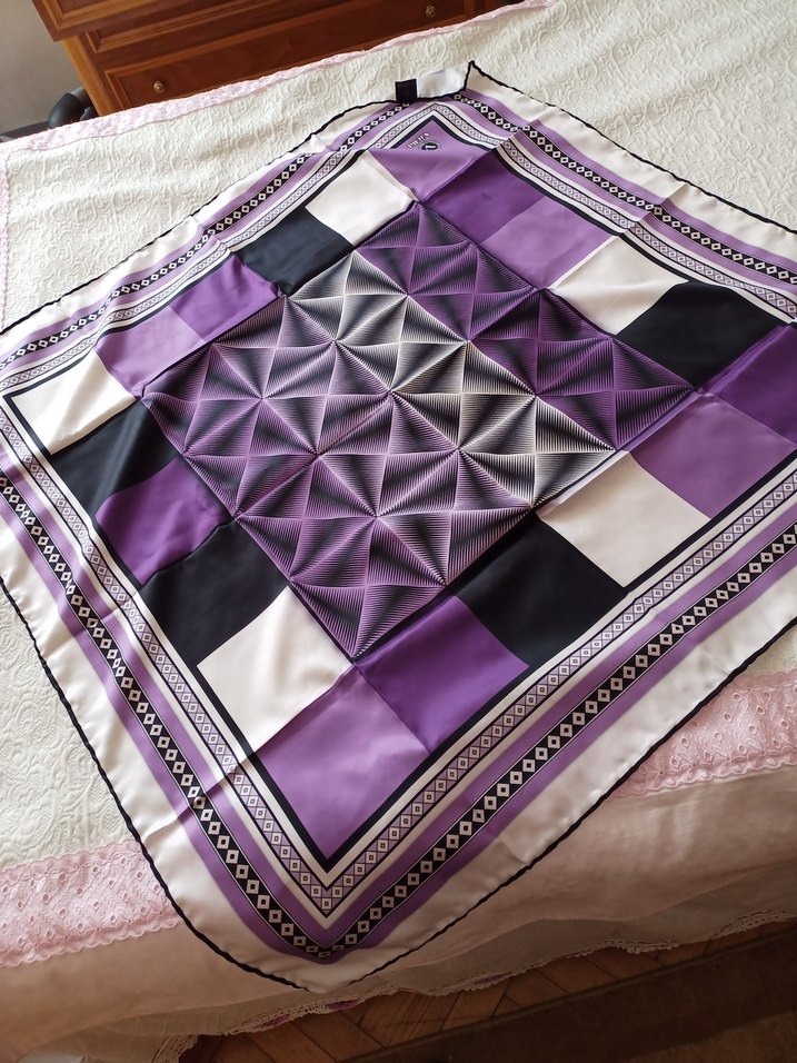 eşarp..violla twil eşarp - Görsel 2