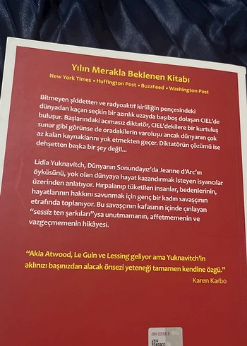 Dünyanın Sonundayız - Lidia Yuknavitch - Görsel 2