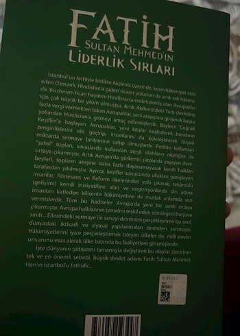 Fatih Sultan Mehmed'in Liderlik Sırları Kitabı - Görsel 2