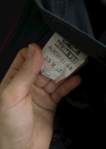 Erkek slim fit pantolon - Görsel 2