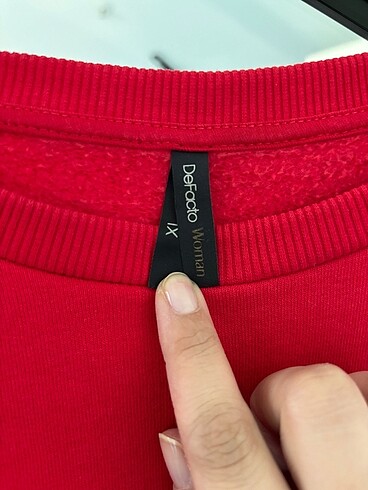 xl Beden kırmızı Renk KIRMIZI SWEAT