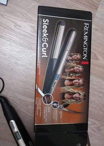  Beden Remington Sleek&Curl Saç Düzleştirici ve Maşa