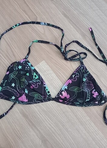 mantar desenli bikini