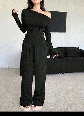 Sheinside omzu açık bluz