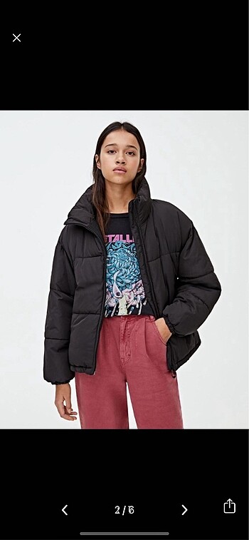 Pull&Bear Şişme Mont