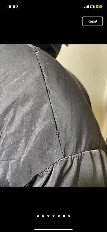 l Beden siyah Renk Pull and Bear Puffer Mont