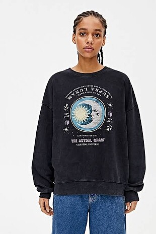 Pull and Bear Pull and Bear Oversize Sweatshirt