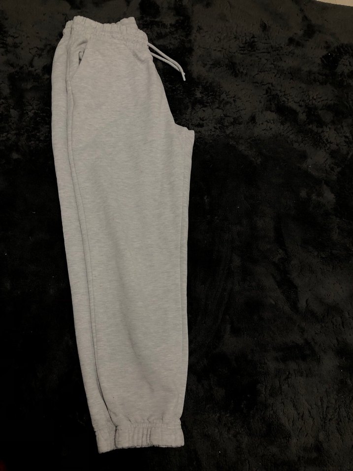 Gri Kadın Rahat Kesim Eşofman Altı - Görsel 3