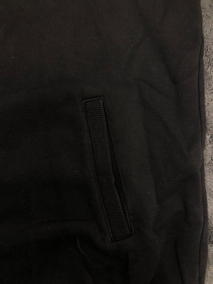 Kadın Kapüşonlu siyah hırka - Görsel 5