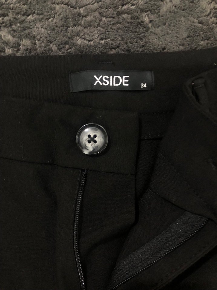 Siyah Kadın Kumaş Pantolon S/XS - Görsel 4