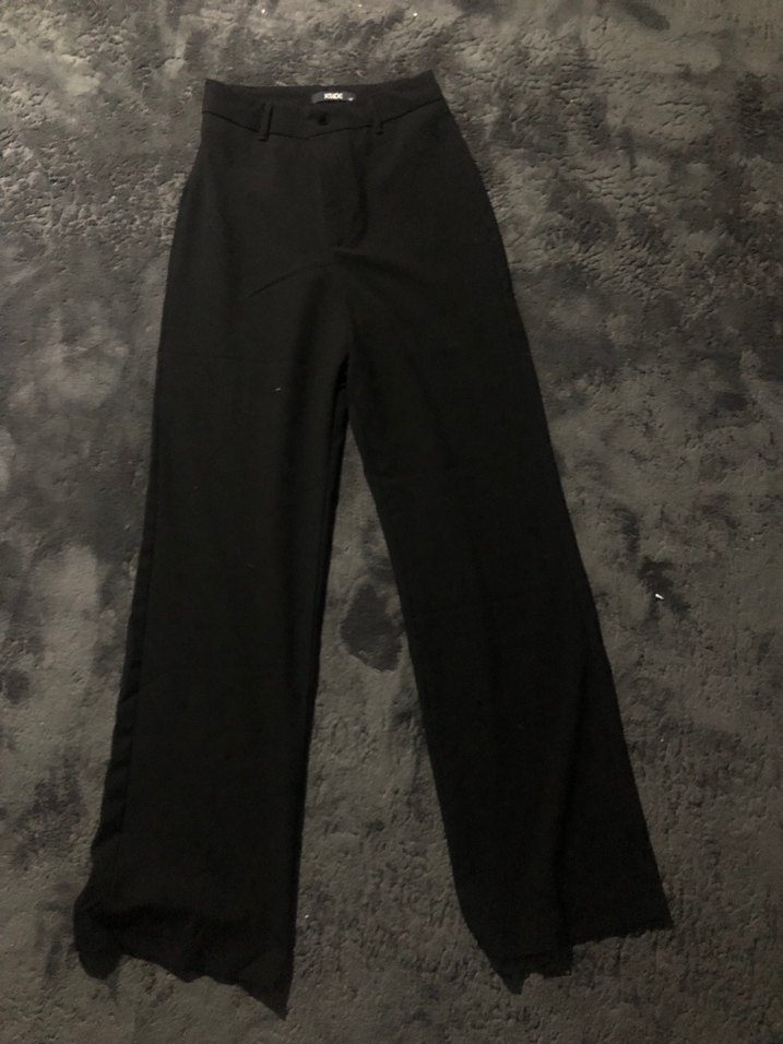 Siyah Kadın Kumaş Pantolon S/XS - Görsel 2