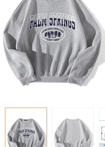 ikili lacivert ve gri Kadın Sweatshirt - Görsel 5