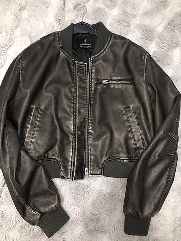 Stradivarius Stradivarius Bomber Deri Ceket