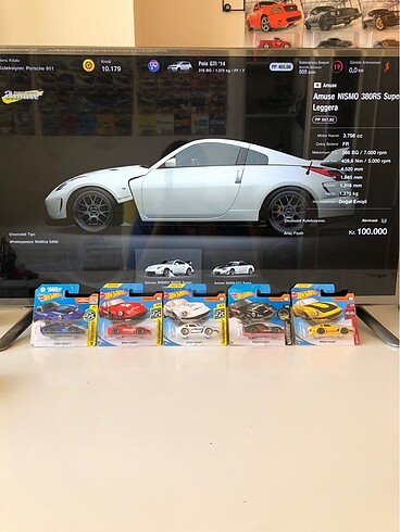 Hotwheels Nissan Fairlady Z 5li varyasyon set