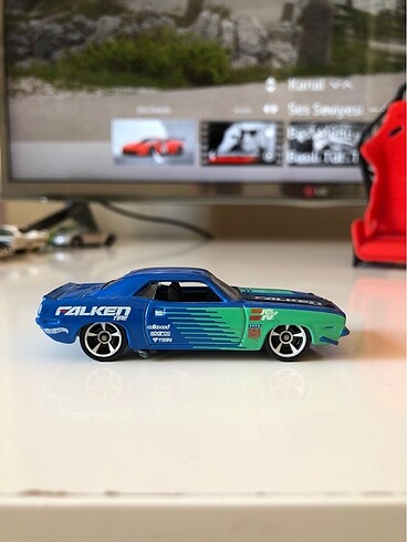  Beden Hotwheels Plymouth Cuda Falken 2014