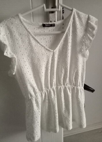 Beli lastikli Fisto bluz yeni 