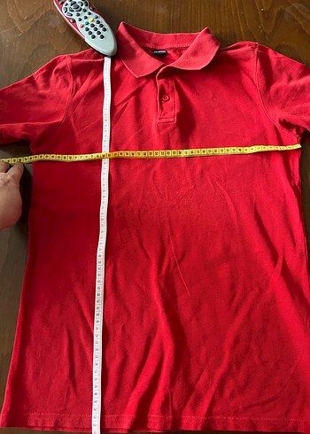 Kırmızı Erkek Polo Yaka Kısa Kollu Tişört - Görsel 3