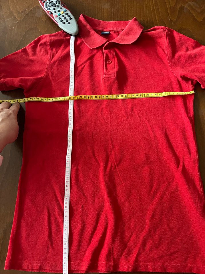 Kırmızı Erkek Polo Yaka Kısa Kollu Tişört - Görsel 3