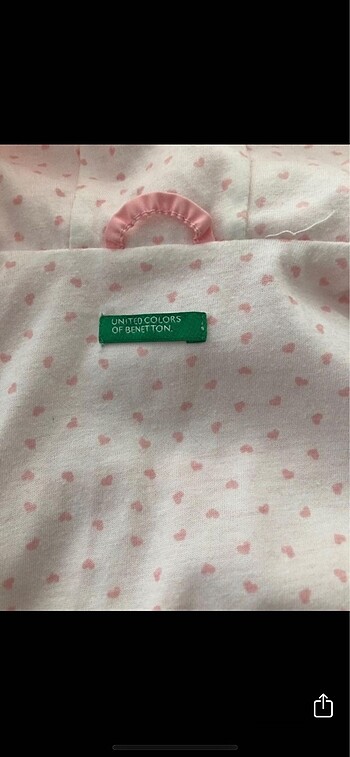 Benetton baharlık kız çocuk mont - Görsel 6