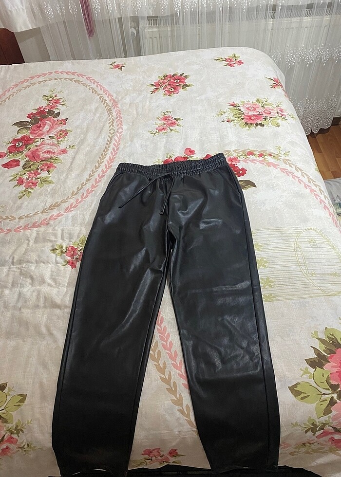 Deri pantolon az giyildi defosuz temiz ürün - Görsel 2