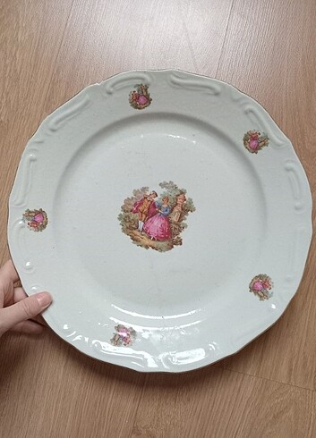 Fragonard desenli geniş tabak