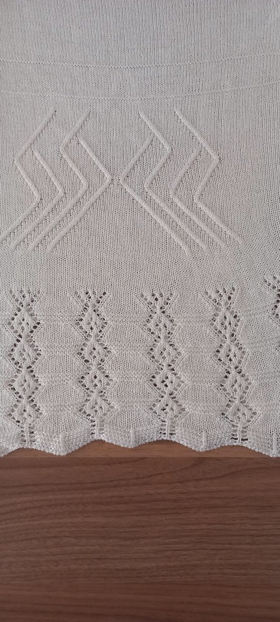 Kadın Beyaz Triko Uzun Kollu Bluz - Görsel 2