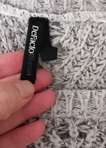 Gri Melanj Bayan Kazak - Görsel 4