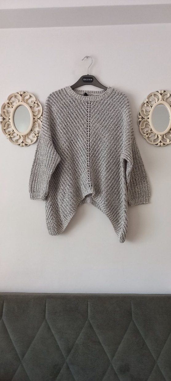 Gri Melanj Bayan Kazak - Görsel 3