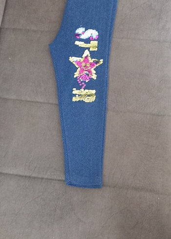 Nakışlı Kız Çocuk  Pantolon - Görsel 5