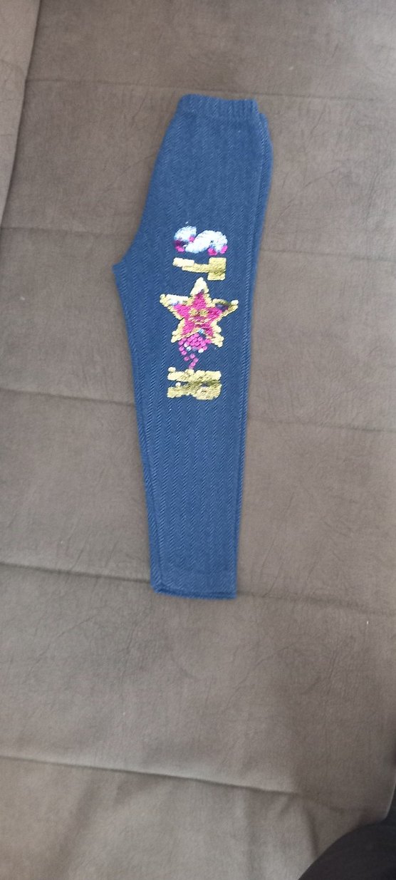 Nakışlı Kız Çocuk  Pantolon - Görsel 5