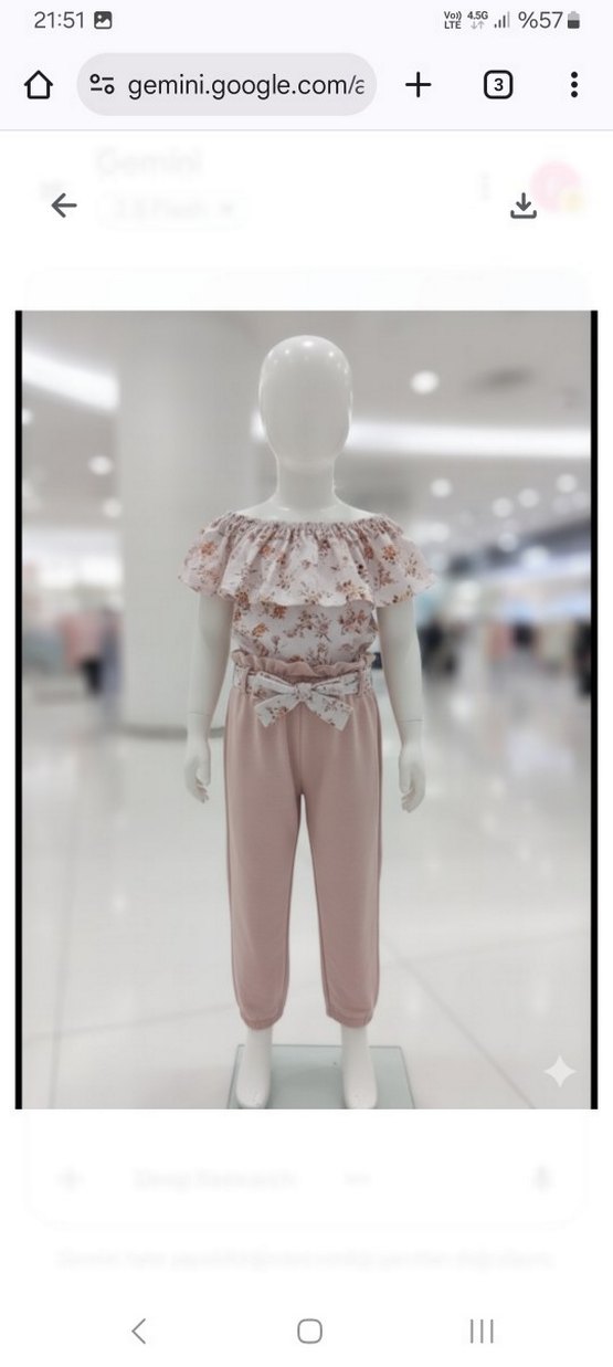 Kız çocuk ikili takım - Görsel 2