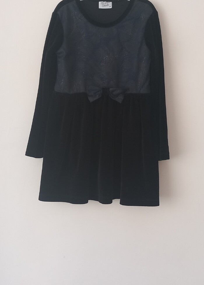 Kız çocuk kadife elbise - Görsel 5