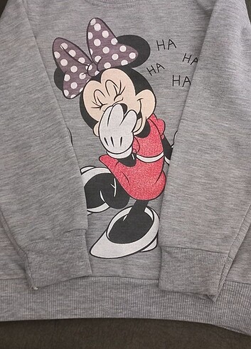 4 Yaş Beden gri Renk Kız çocuk mevsimlik sweatshirt
