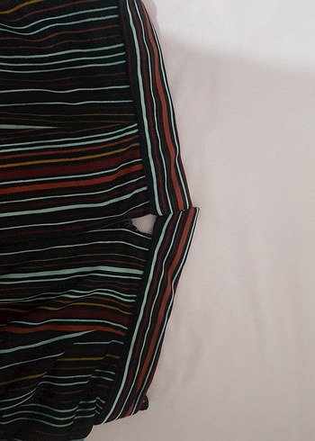 Çizgili Uzun Etek - Görsel 5