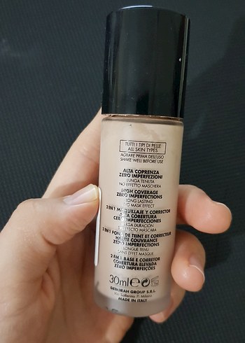 Deborah Milano Extra Cover 2'si 1 Arada Fondöten & Kapatıcı - Görsel 2