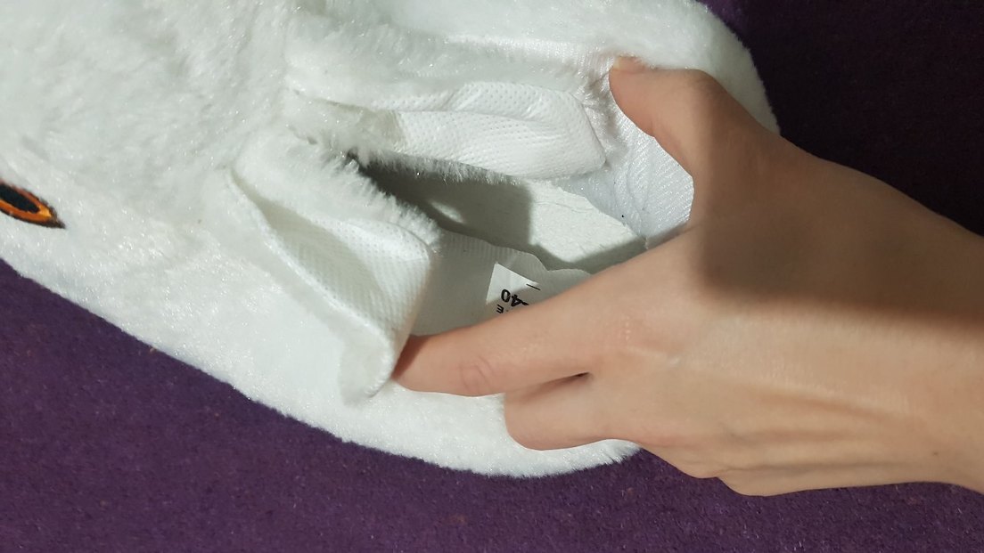 Kız Çocuk Beyaz Peluş Sıcak Terlik - Görsel 4