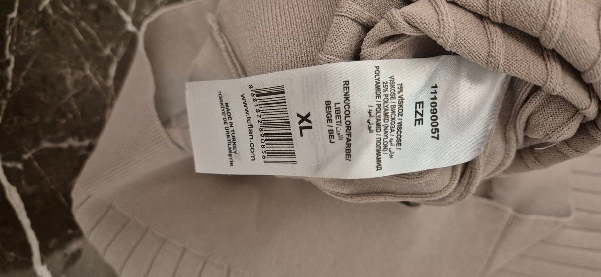 LUFİAN triko tişört - Görsel 5