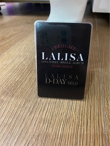  lisa first single album//Lalisa D-Day solo photocard