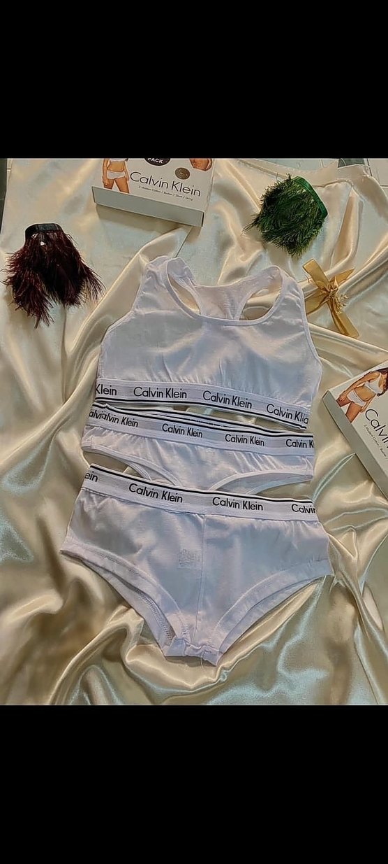 Calvin Klein Gri Mini Atlet ve Külot Takımı - Görsel 3