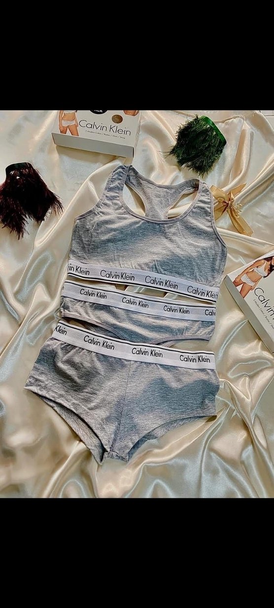 Calvin Klein Beyaz Mini Atlet ve Külot Takımı - Görsel 2