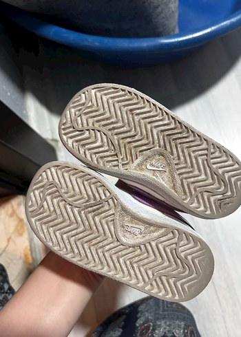 Kız Çocuk Beyaz Cırt Cırtlı Spor Ayakkabı - Görsel 4